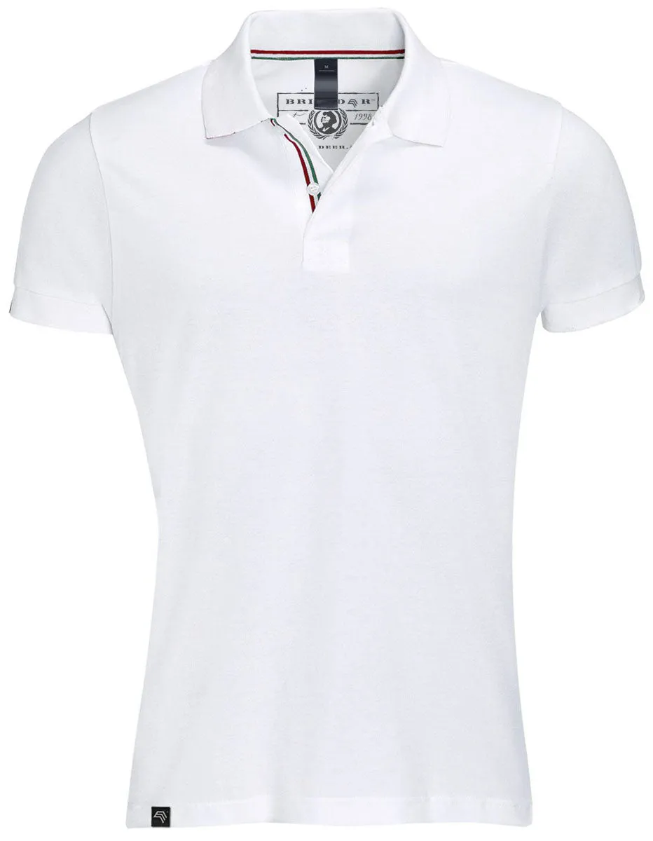 SLS 0576 ― Kontraststreifen Polo Shirt Patriot [S-2XL]