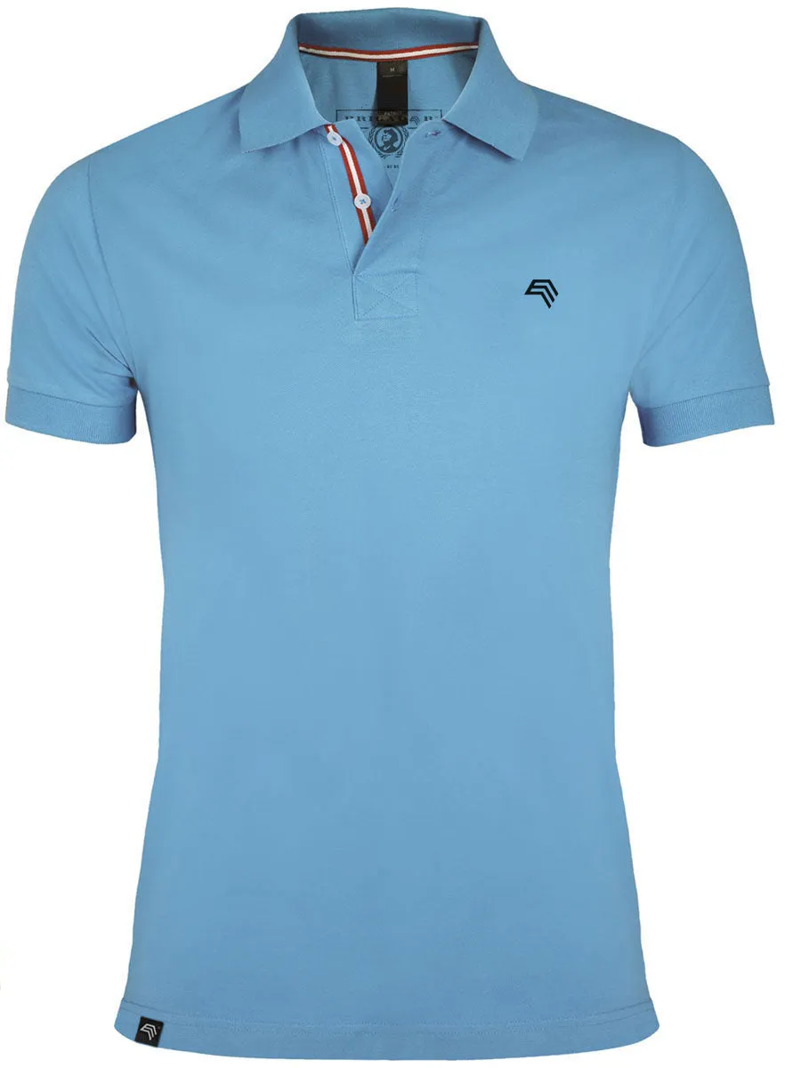 SLS 0576 ― Kontraststreifen Polo Shirt Patriot [S-2XL]