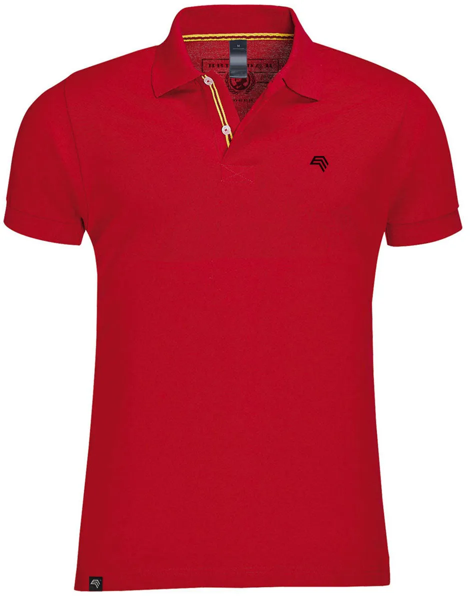 SLS 0576 ― Kontraststreifen Polo Shirt Patriot [S-2XL]