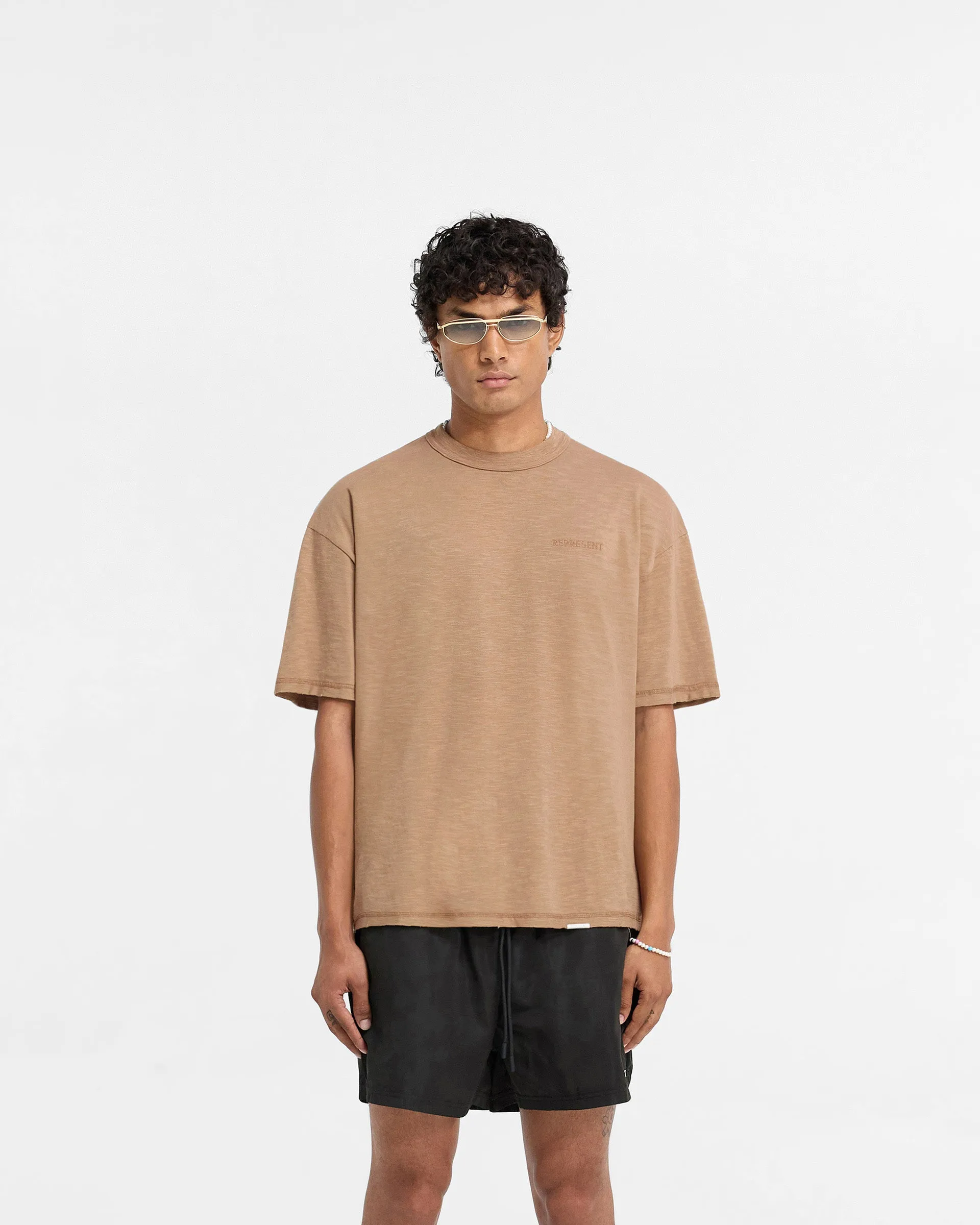 Slub T-Shirt - Walnut