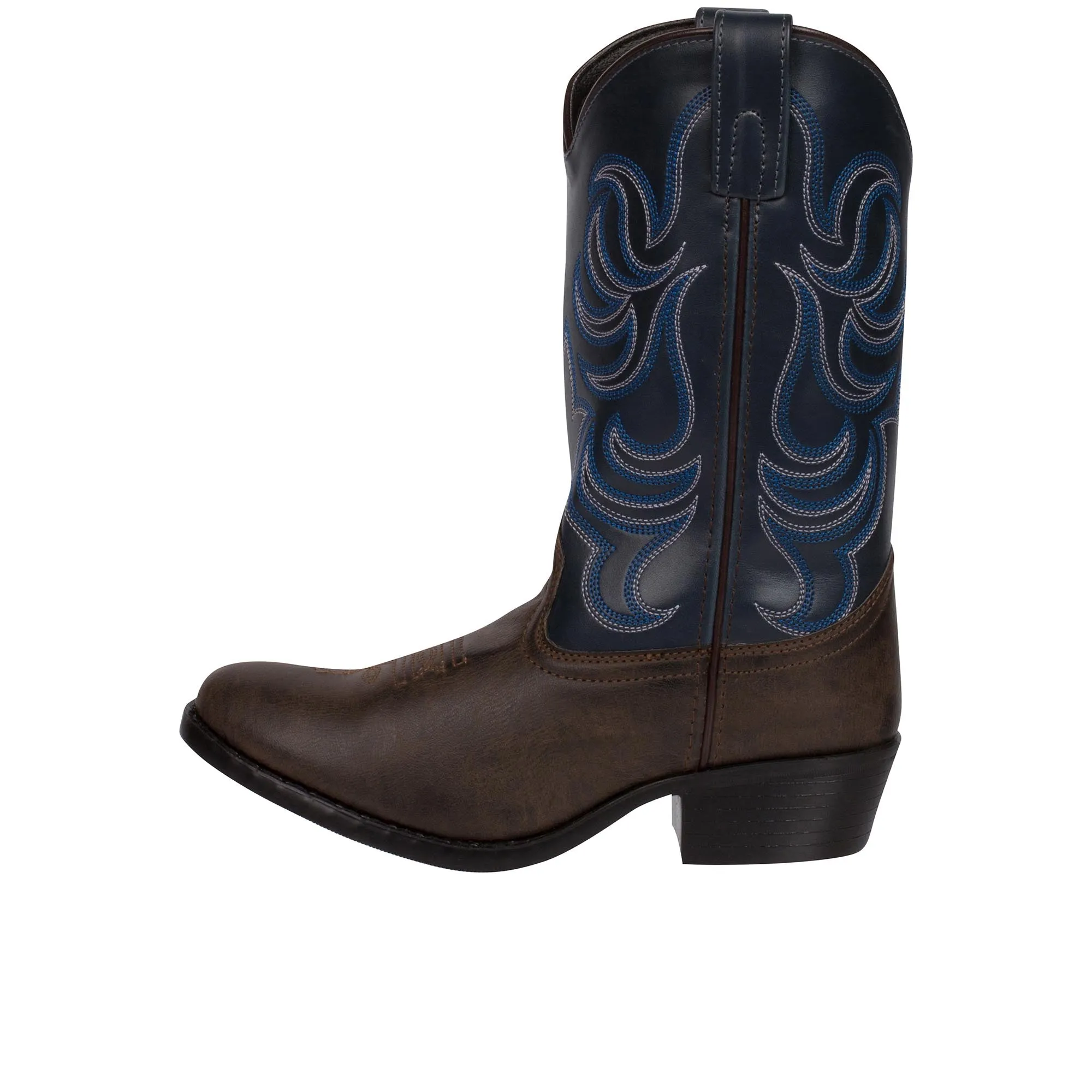 Smoky Mountain Boots Youth Monterey Western Brown Navy