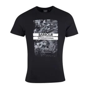 T-shirt Barbour International Photo History Nero