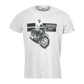 T-shirt Barbour International Steve McQueen Chase Grigio