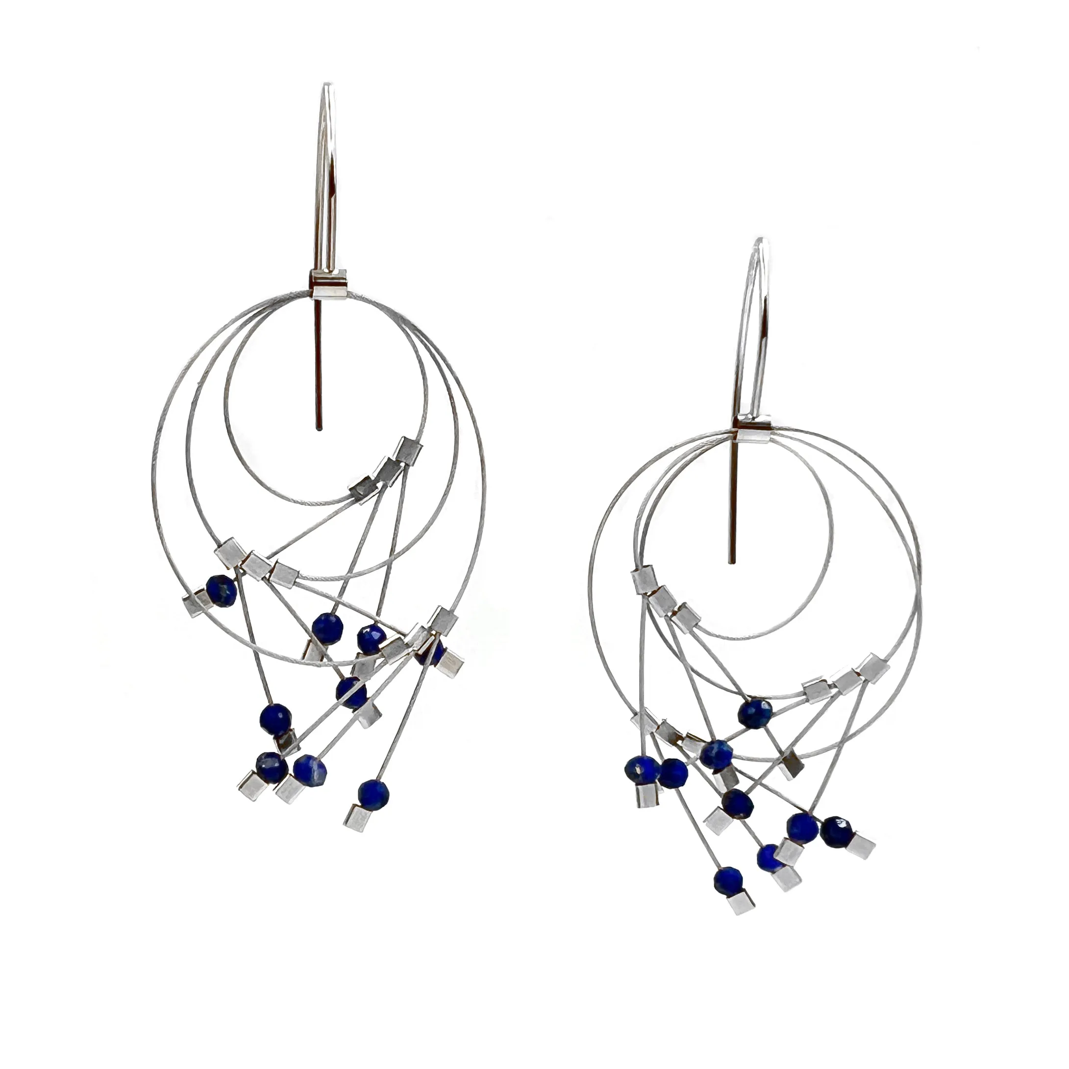 Vertigo Lapis Hook Earrings, Lapis, Multiple Colors