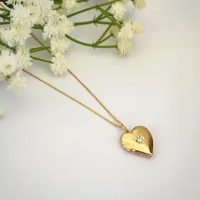 Wisteria London Valentina Cubic Heart Locket